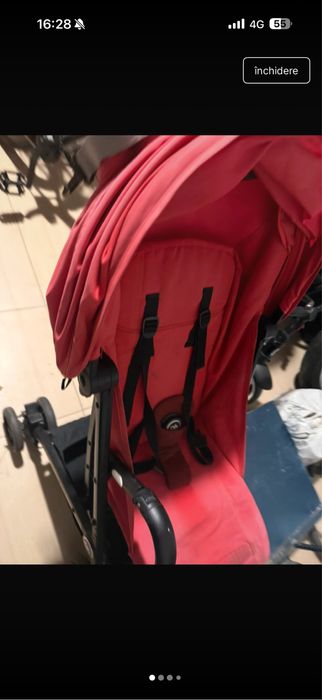 Carucior copii pentru avion pliabil g&b