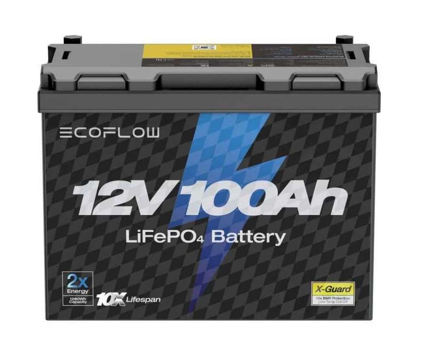 Тяговый аккумулятор EcoFlow 12 В 100 Ач LiFePO4 литиевый