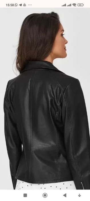 Куртка кожаная женская