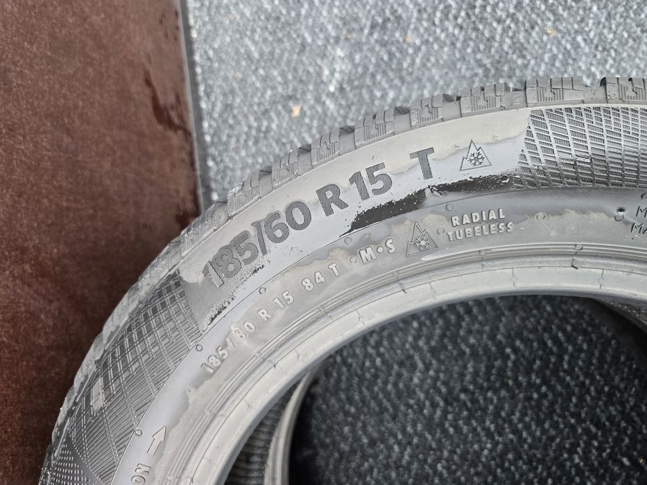 185 60 15 continental m+s