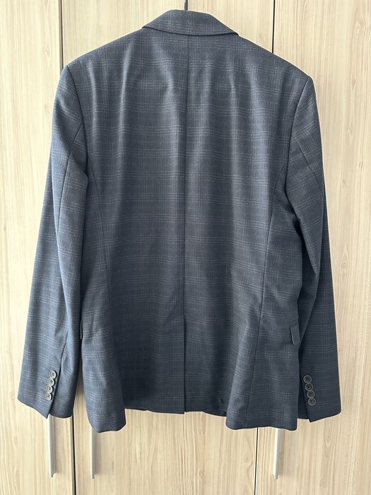 Мъжко сако синьо каре/ сиво LC Waikiki