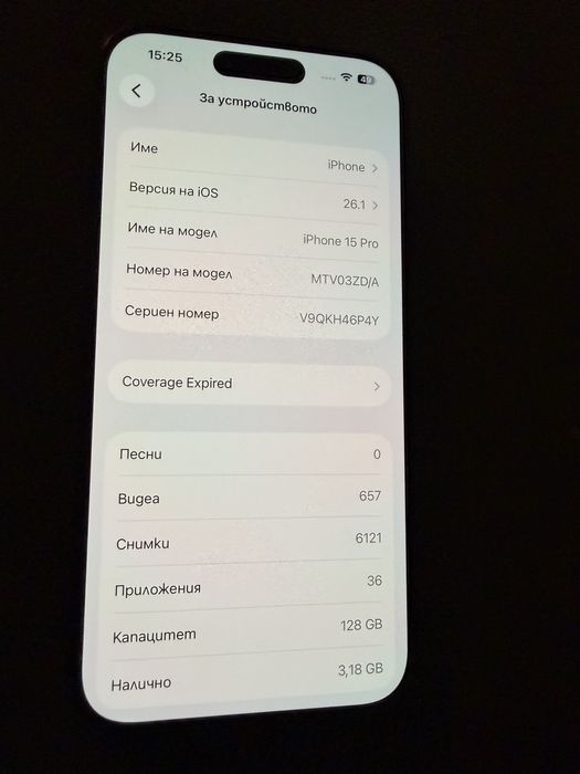 Iphone 15 pro……..