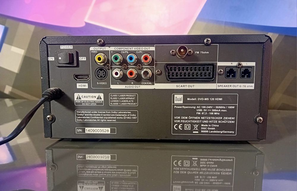 Player multimedia Dual – DVD / HDMI