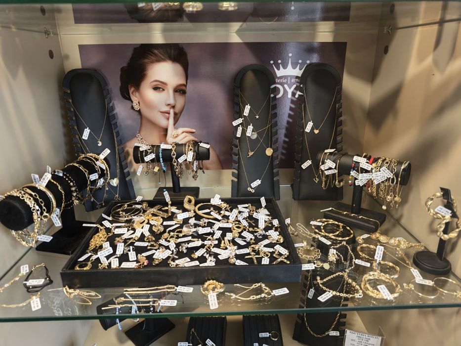 Bijuteria ROYAL: Bratara Lant  Inel Cercei  Aur 14K  dama barbat 585 14 k 419 lei/gr