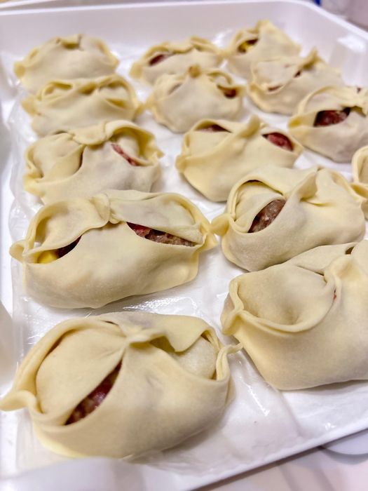 Домашние пельмени, манты