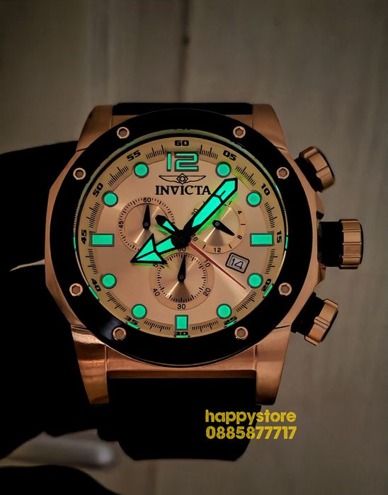 INVICTA Sea Hunter black 54 mm, Инвикта нов ръчен часовник