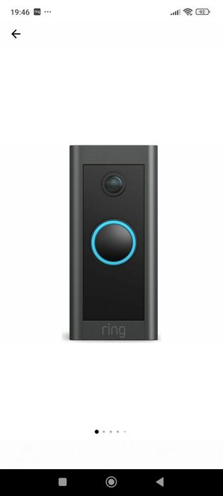 Sonerie ușă Ring Video sigilată+ Montaj