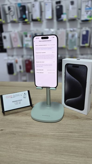 iPhone 15 Pro 128GB Black – Second-Hand in stare excelenta