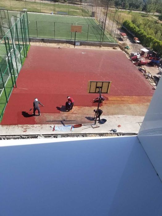 Резиновое покрытие для Баскетбольной площадки Rezina qoplama