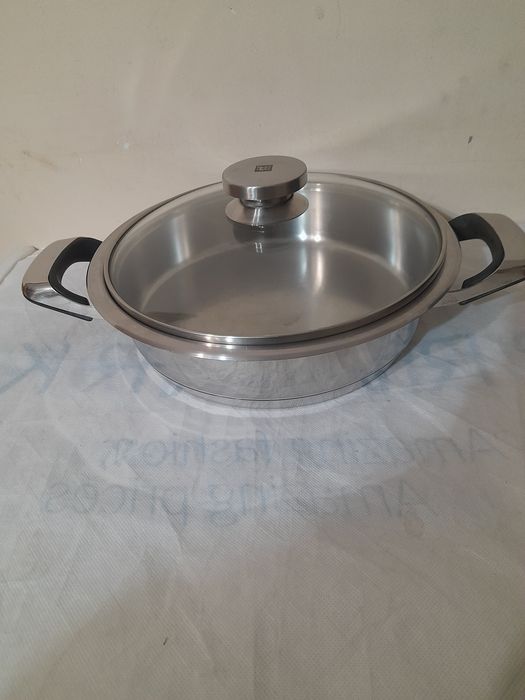 Неръждаем масивен тиган