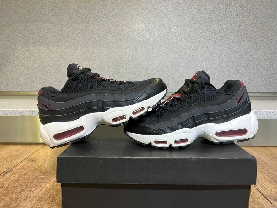 ОРИГИНАЛНИ *** Nike Air Max 95 Recraft Reflective Anthracite Team Red