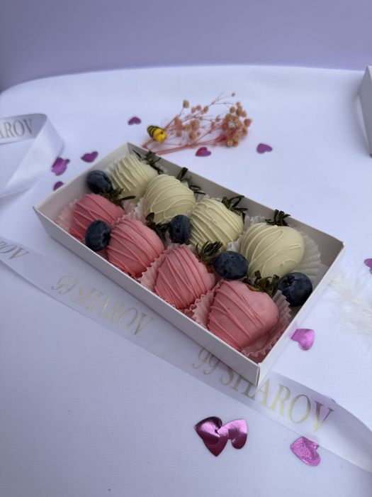 Клубника в шоколаде в подарок ( shokolad podaroki klubnika)