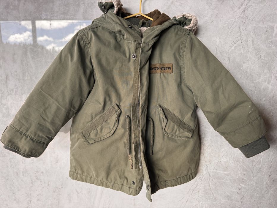 Анорак Есенно-Зимно Двойно Яке Zara Kids 12-18 месеца