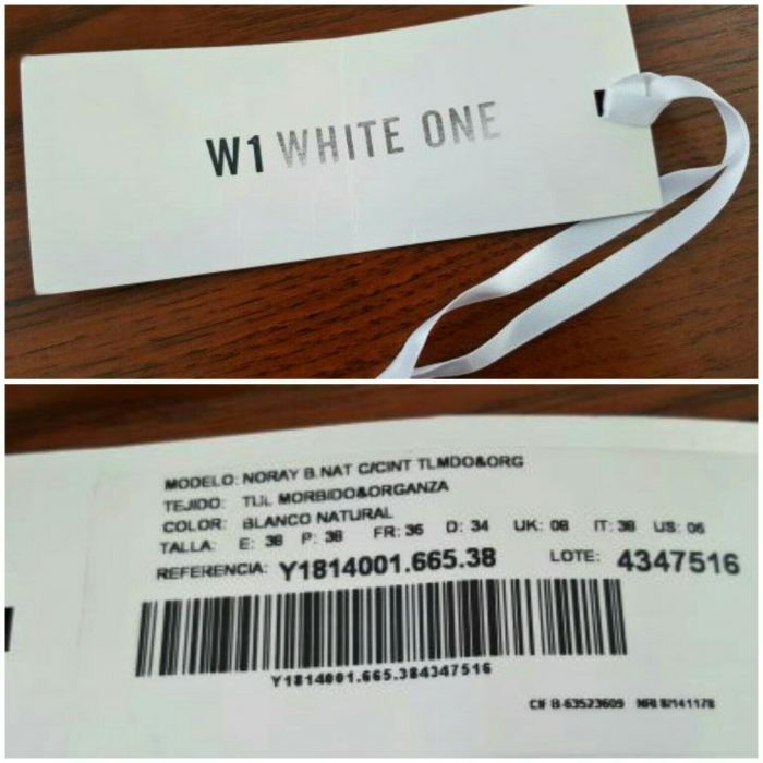 Свадебное платье White One (Испания)