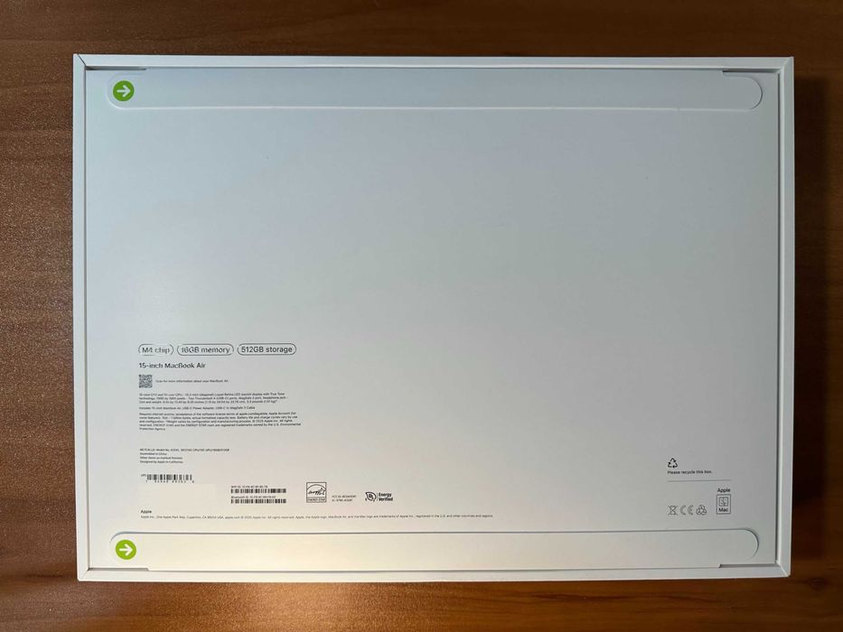 Новые Apple Macbook Air 15" M4! Бесплатная Доставка!