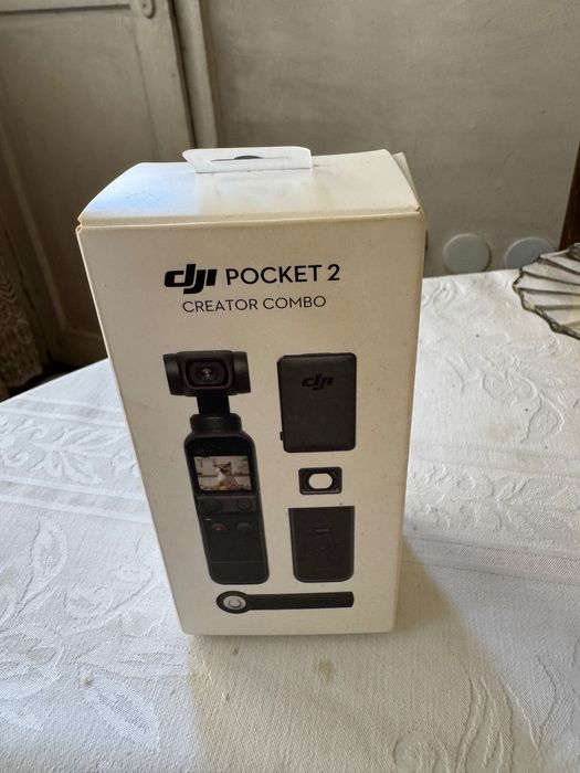 DJI Pocket 2 Creator Combo + аксесоари (ND филтри, водоустойчив кейс, кейс за зареждане) – Добро състояние!
