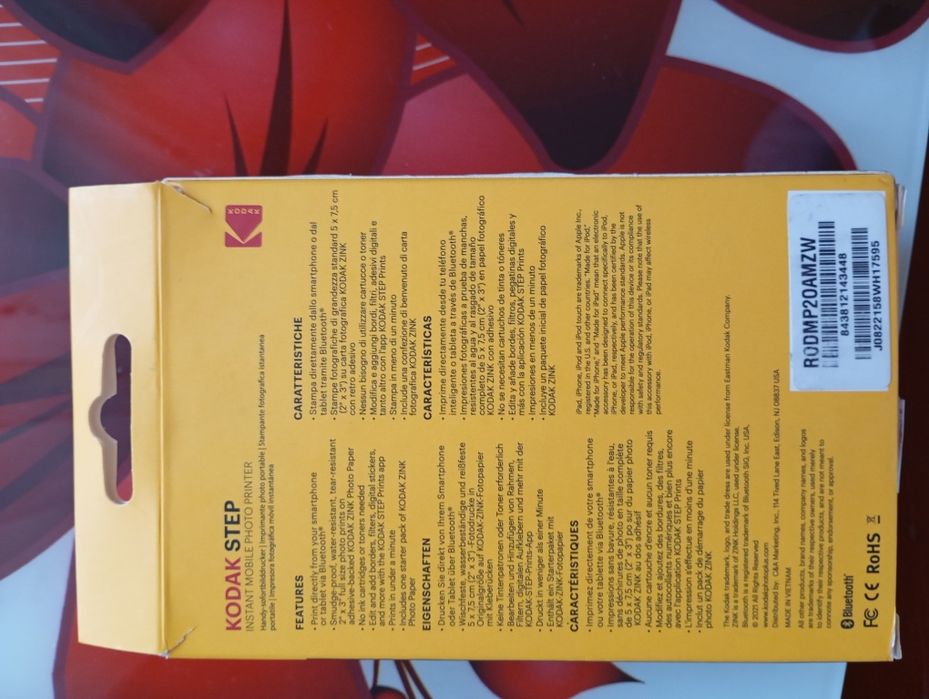 Imprimanta Foto Portabila Noua - Kodak Step