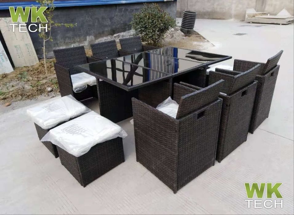 Mobilier de gradina, set pentru 10 persoane