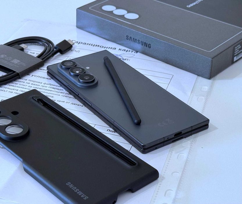 Бартер! 24м.Гаранция! Samsung Galaxy Z Fold 8 Ultra Graphite (Черен)