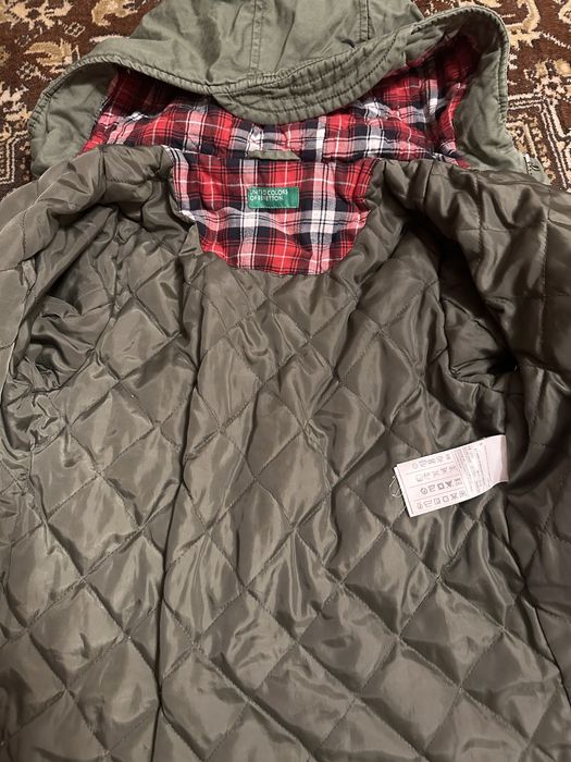 Timberland пухено яке за момче 6-7г и парка Beneton