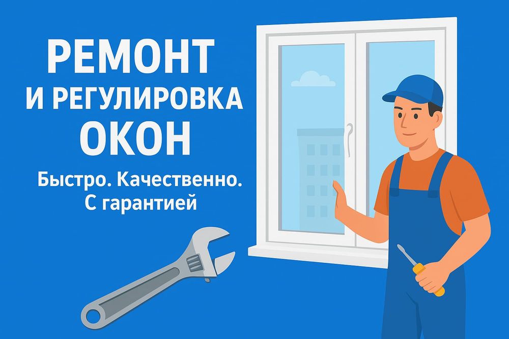 Регулировка окон,ремонт и обслуживание ПВХ окна и двери замена резины