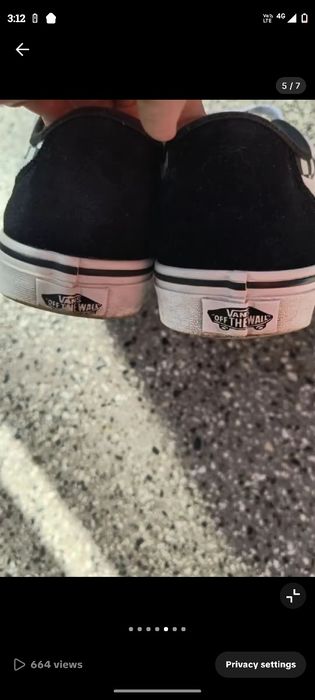 Оригинални черни Vans кецове