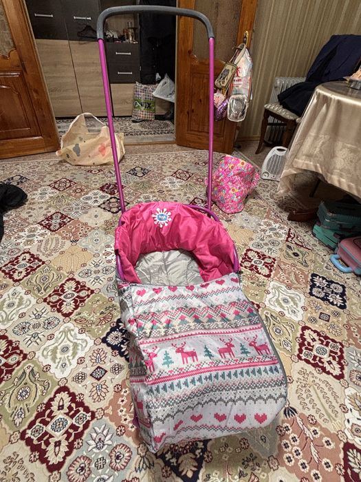 Санки с колесиками