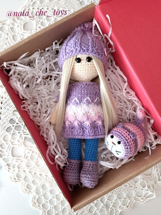 Игрушки вязаные, ручная работа