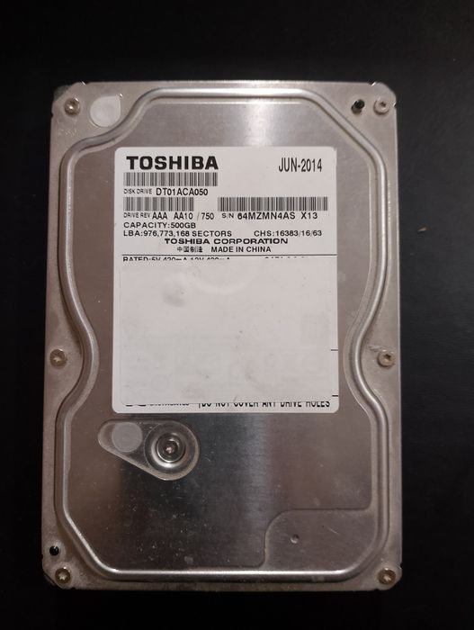 Жесткий Диск TOSHIBA