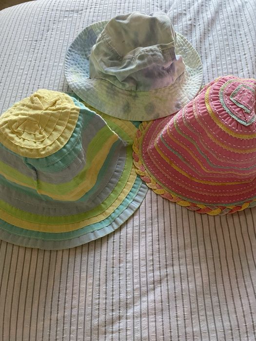 Бански, плувни очила, шапки за слънце и обувки момиче 122/128/134