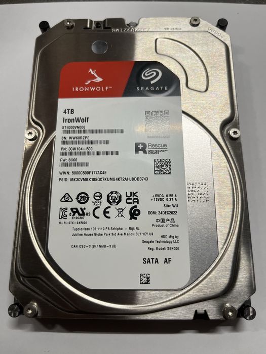 Hard Disk Seagate IronWolf NAS 4TB