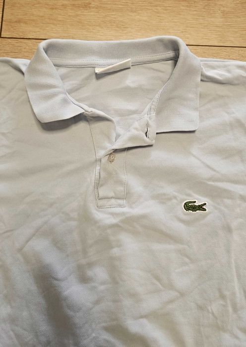 Tricou polo Lacoste, bleu, barbati , mărimea XL