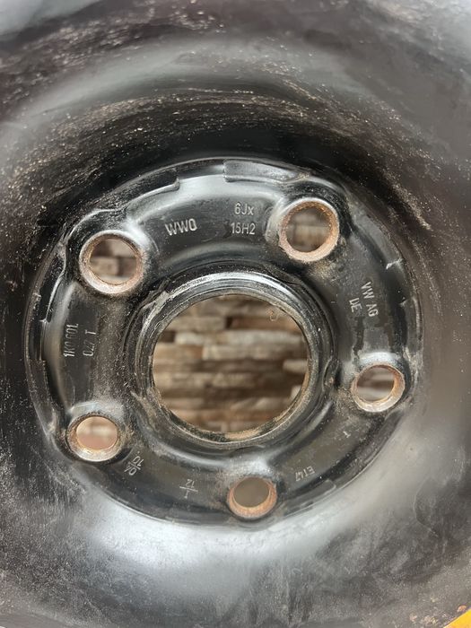 roti de iarna cu jante si capace wv , seat 195/65/r15