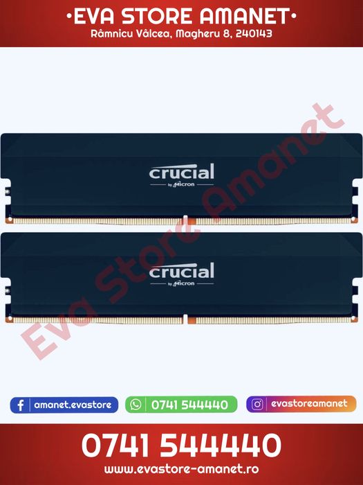 Memorie RAM Crucial Pro Series 32GB (2x16GB) DDR5 Overclocking 6000MHz