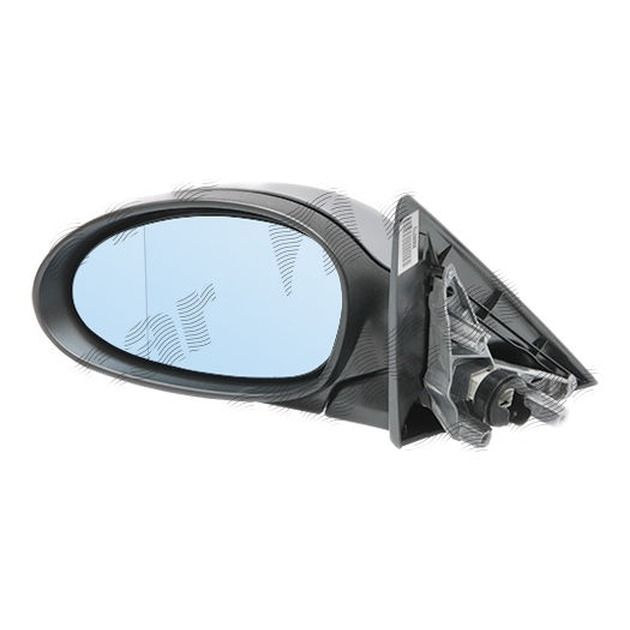 Oglinda exterioara BMW Seria 3 (E90/E91), 11.2004-08.2008, partea stanga/dreapta, culoare sticla crom, sticla asferica, carcasa grunduita, cu incalzire, ajustare electrica, 51 16 7 161 537; 51167145267; 51167189945