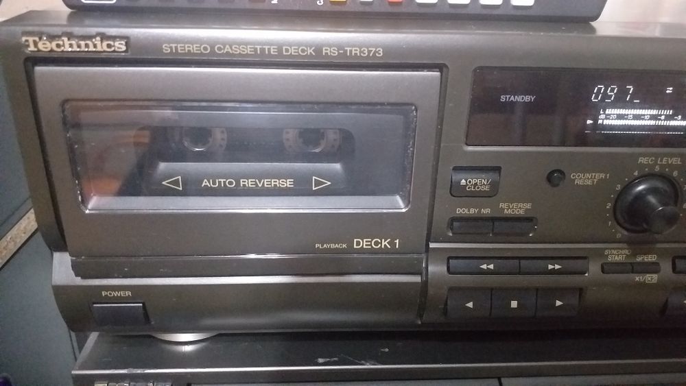 Deck Technics RS-TR 373 dublu caset cu telecomanda