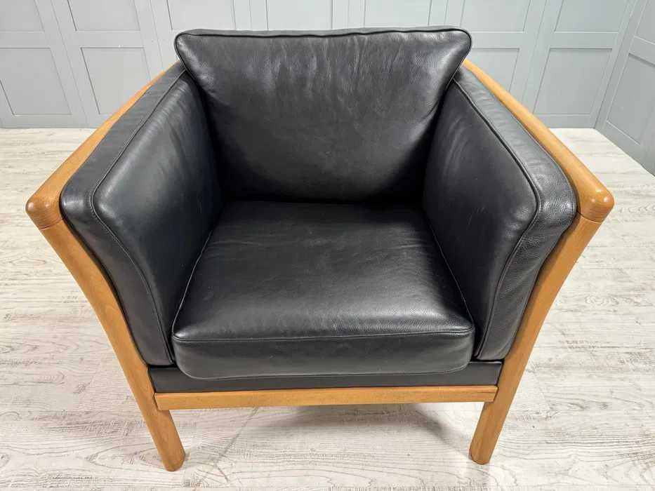 Кожено датско кресло - фотьойл SKALMA Д1139-Д