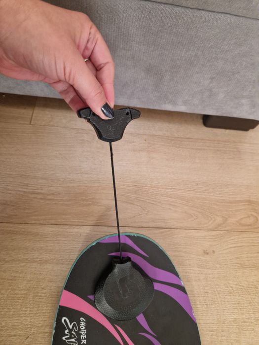 Placa snowboard 90 cm Burton copii, legaturi, accesoriu tragere Reel