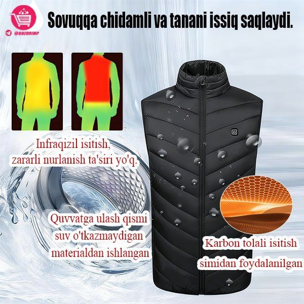 Электрон камзул эркак ва аёллар учун