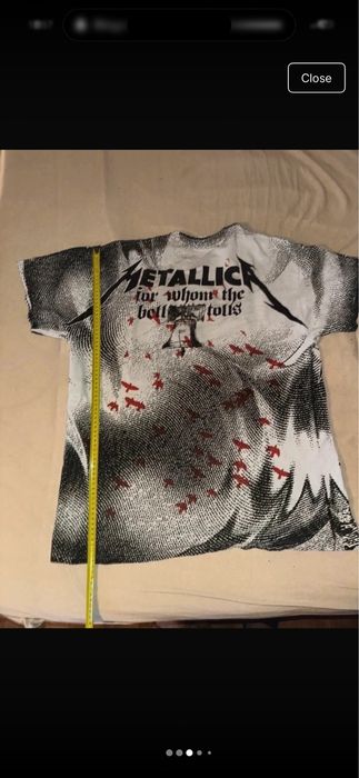 Metallica For Whom The Bell Tolls all-over print T-shirt
