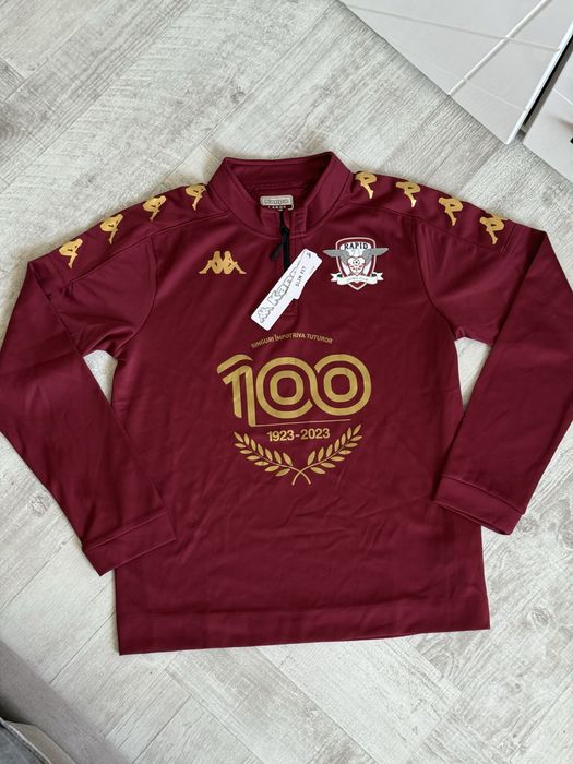 Bluza Kappa Rapid Bucuresti gold M/L