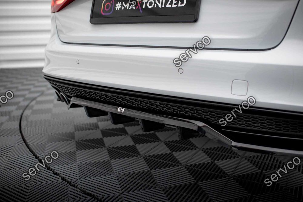 Prelungire bara spate Audi A4 Competition B8 2011-2015 v1  Maxton