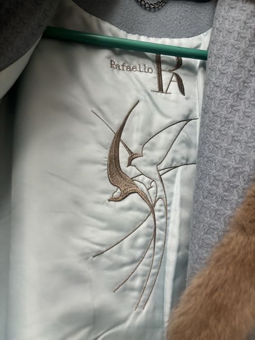 Пальто норка воротник