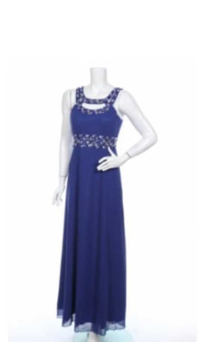 Официална рокля с камъни