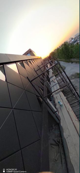 Алюкобонд Туникафон Сайдниг Линеарные панели Черепица Профнастил Навес