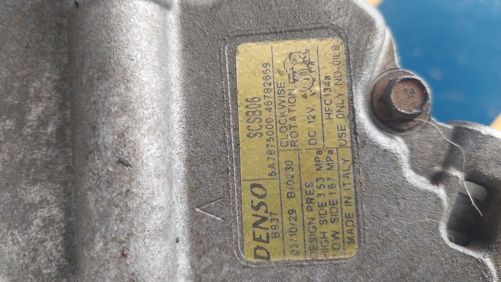 Компресор за климатик за Фиат Пунто 1.2 - 60к.с - 2003г - 3075 гр ...