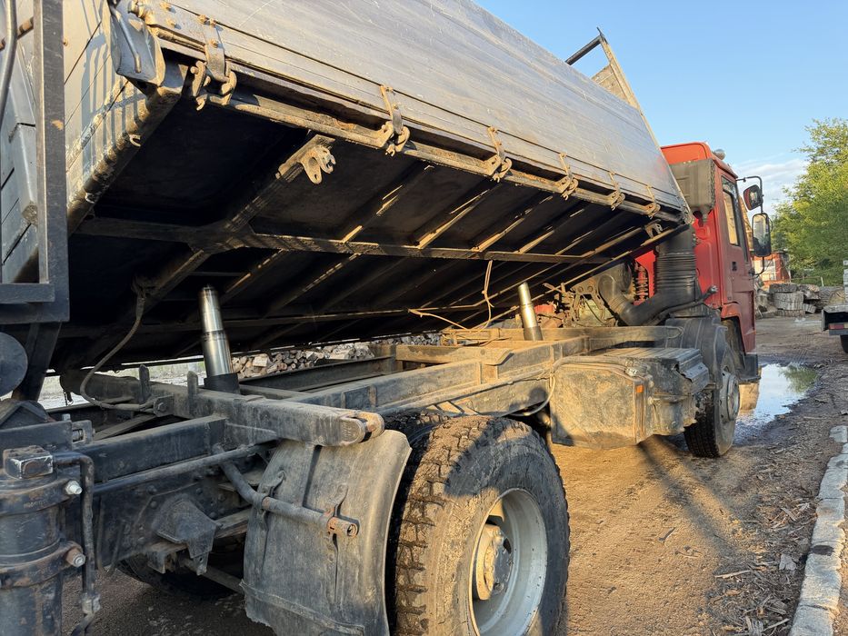 Volvo fl10 самосвал и кран