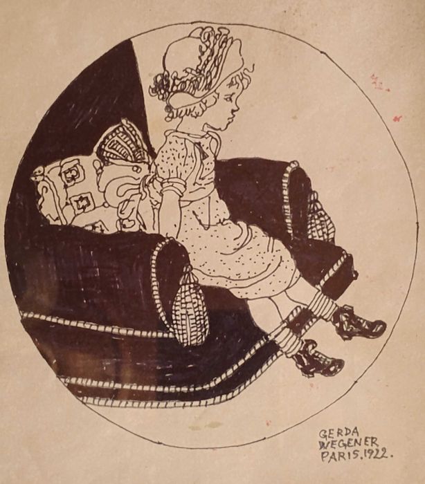 Красив детски портрет. Дания.