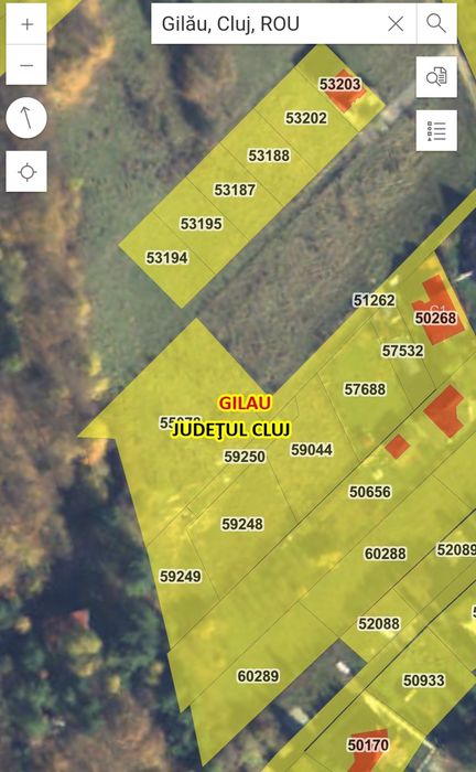 Teren intravilan 530 mp Motel Gilau zona cabana Ocolul Silvic Gilău