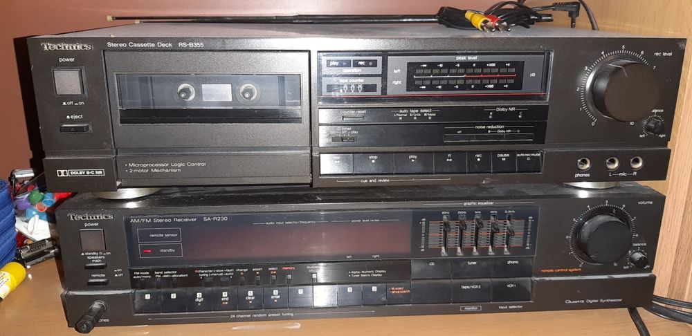 Technics SA-R230 и дек RS-B355
